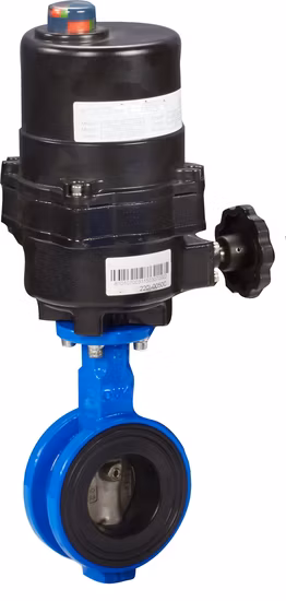 中国工場は空気圧アクチュエーターを備えた 2/4/6/8/10/12 インチ電動アクチュエーター ウェーハ タイプ バタフライ バルブを直接供給します